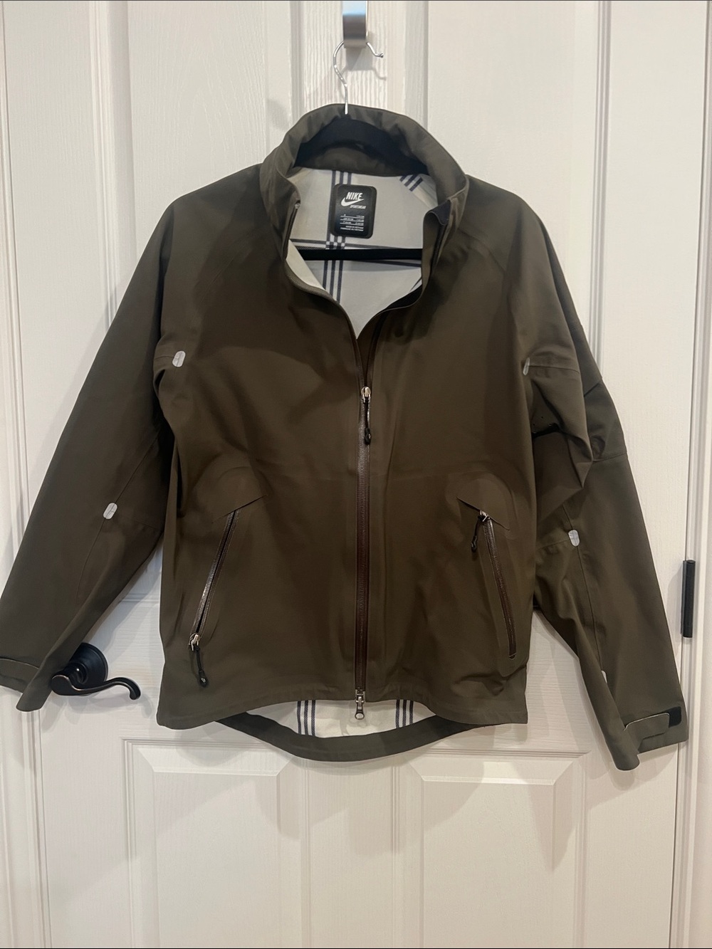 Nike Olive Green Performance Zip Jacket